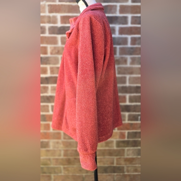 Eddie Bauer Cozy  Red Pullover Sweater - Picture 4 of 11